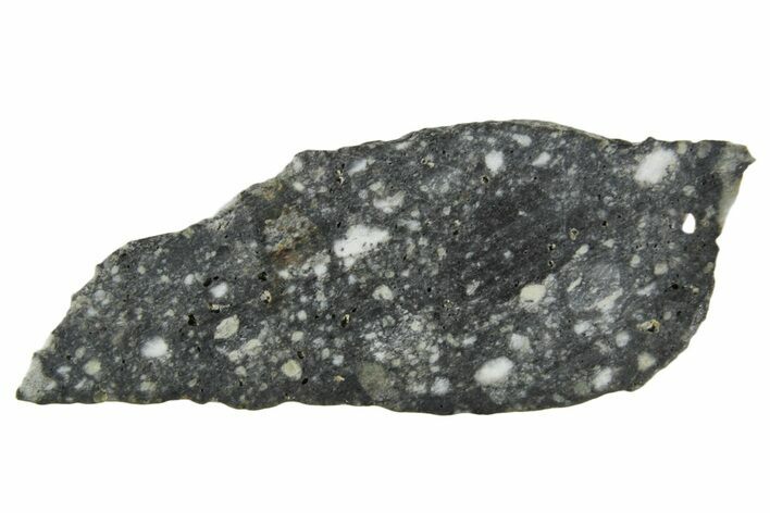 Polished Lunar Meteorite ( g) Slice - Aridal #360155